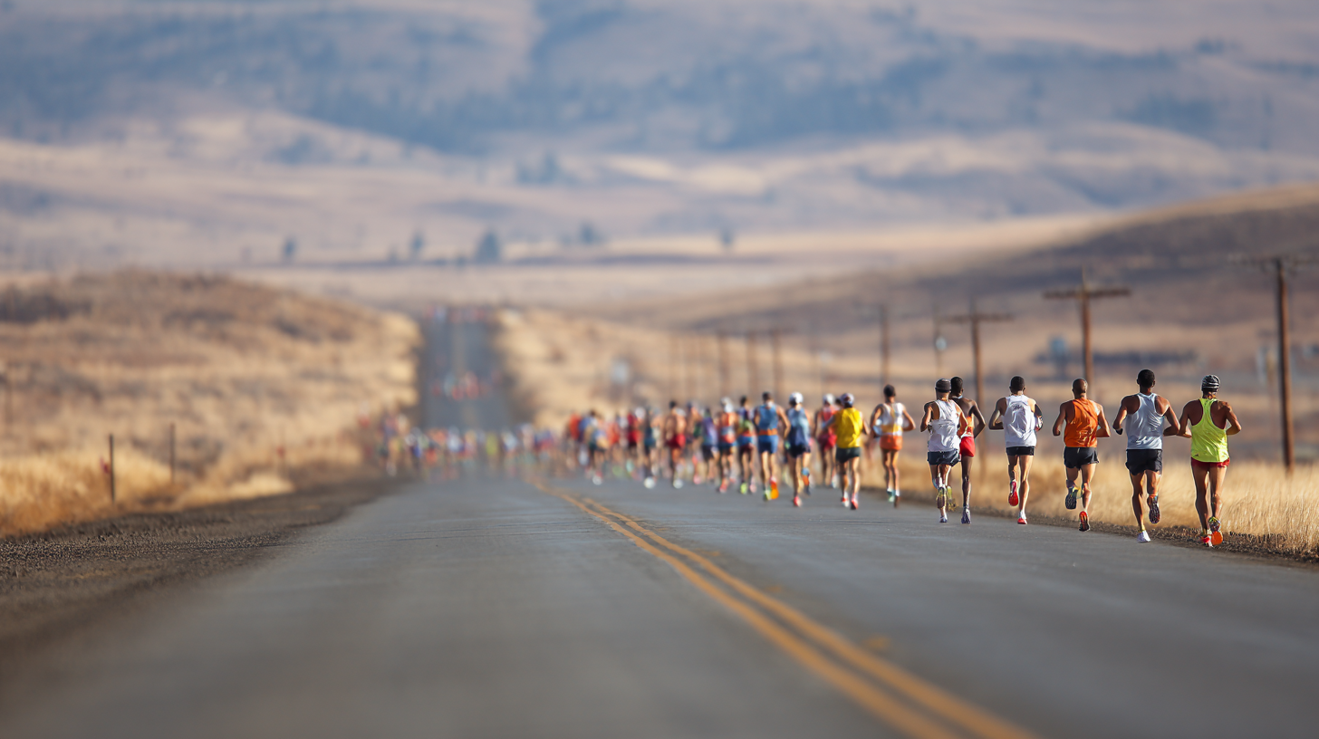 Runner background illustration